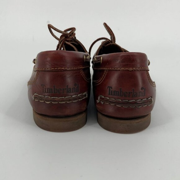 Timberland Brown Leather Loafers | Almond Toe & Lace Up main image 6